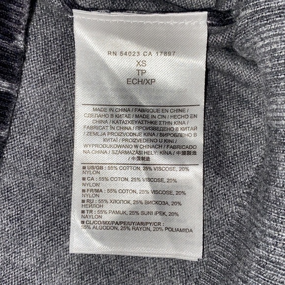 Banana Republic Cheetah print cotton viscose blend sweater dress NWOT. size XS - Picture 8 of 14